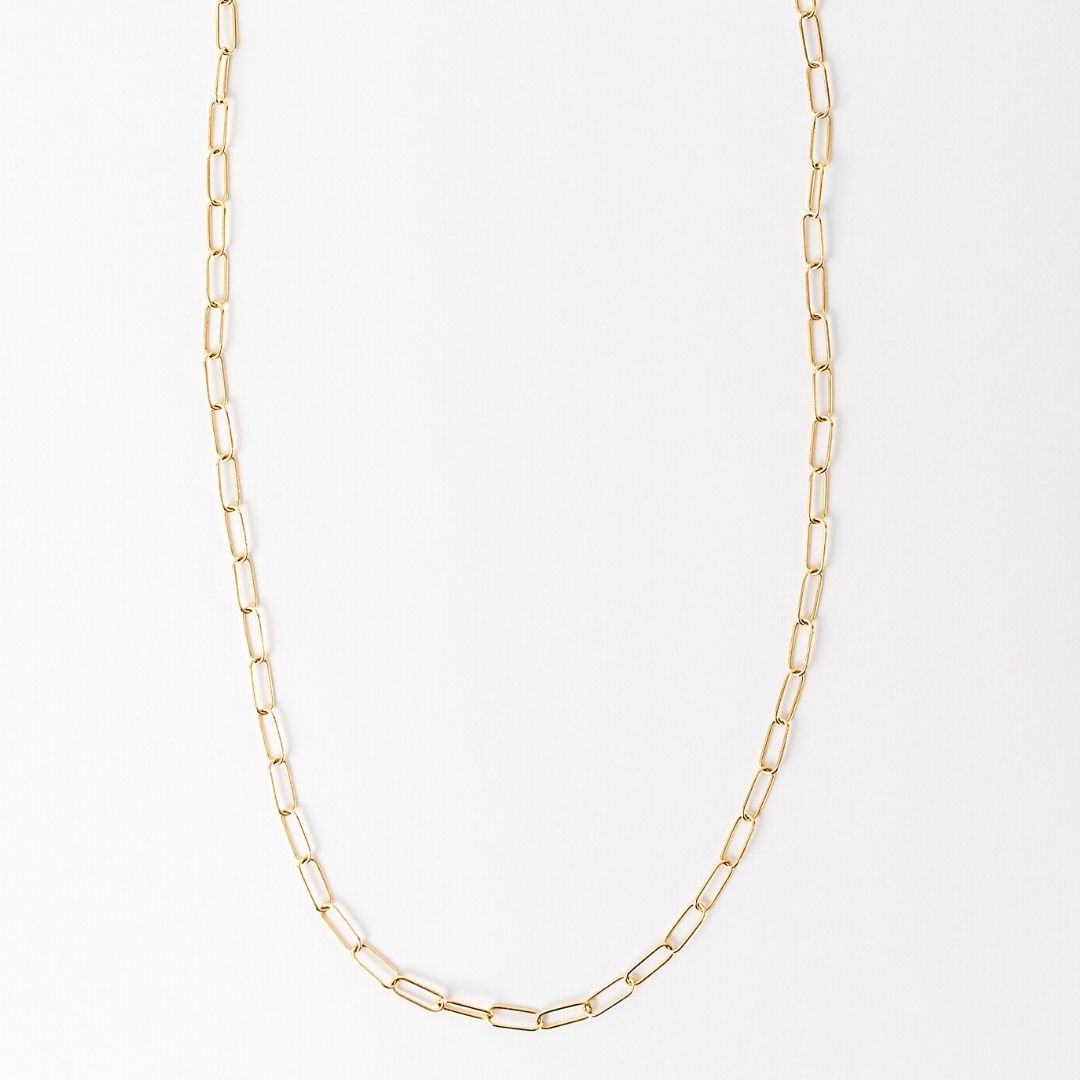 Caroline Cable Chain 18 Yellow Gold Necklace - 60cm – Aristides Fine Jewels