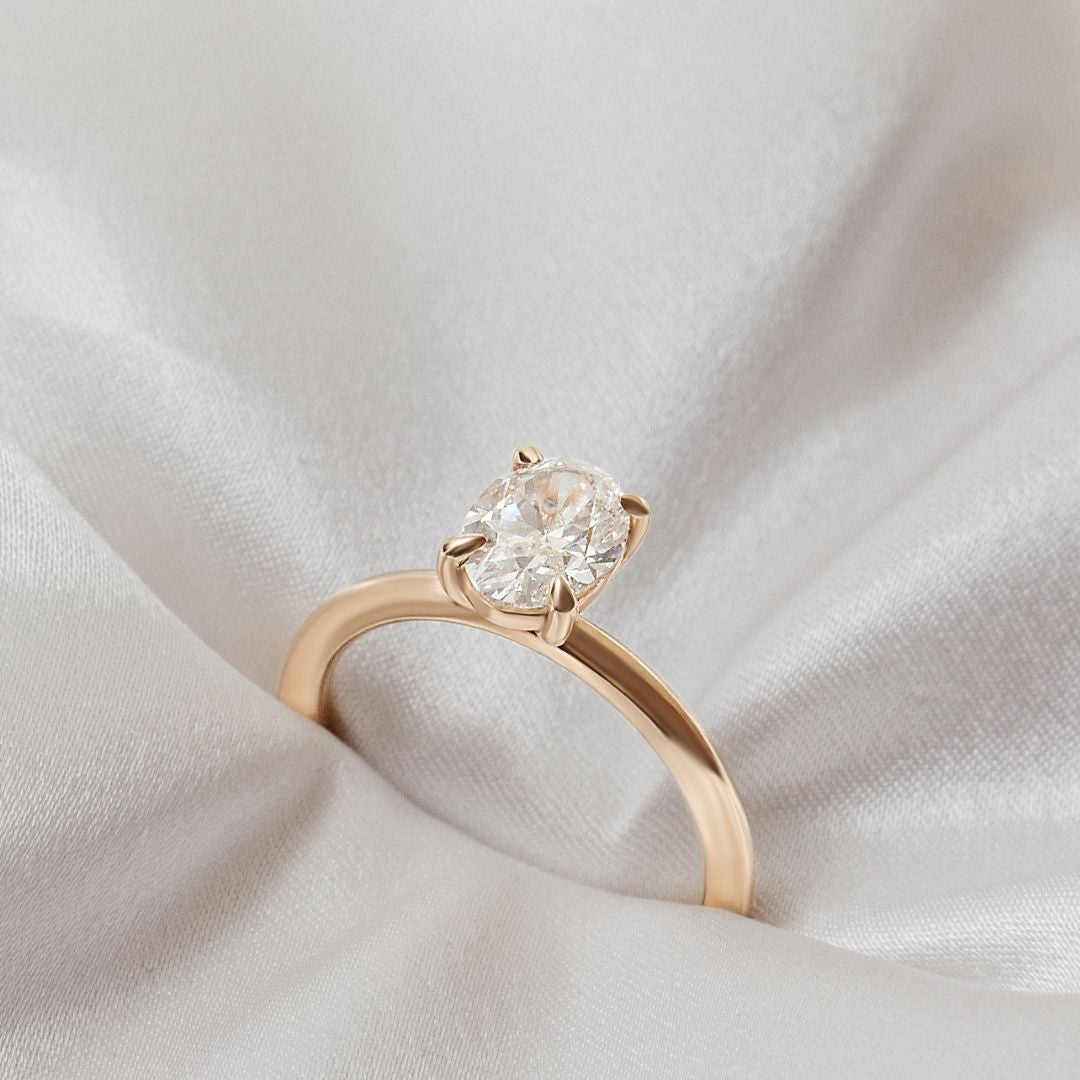 Yellow gold and clearance diamond engagement rings